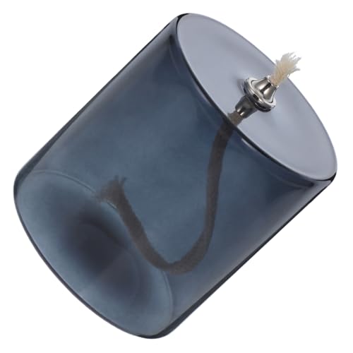 IMIKEYA Lámpara De Aceite Candelabro De Decorativa Hogar para Cenas Románticas Rellenable Aceite Líquido