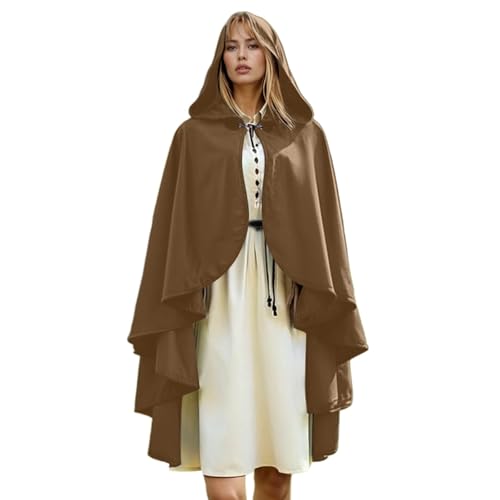 Disfraz de cosplay, estilo patio, con diseño elegante, ideal para eventos, celebraciones, reuniones, marrón, Tallaúnica