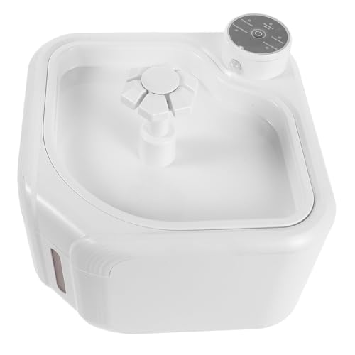 Gadpiparty Bebedero Automático para Animales con Sensor, Fuente de Agua para Gatos y Perros, Capacidad Media, Color Claro, Dispensador Silencioso para Mascotas Domésticas