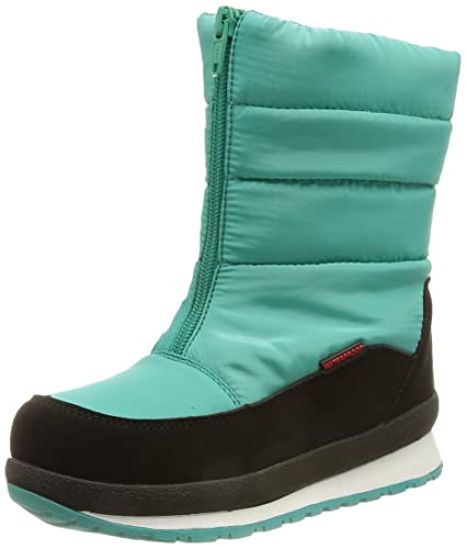 CMP Kids RAE Snow Boots, Botas de Nieve Infantiles WP Unisex Adulto, Verde Esmeralda, 35 EU