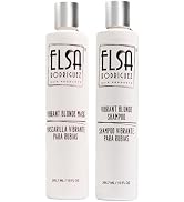 Elsa Rodriguez Vibrant Blonde Shampoo & Hair Mask Set, 10 Fl Oz Each, Sulfate-Free, Paraben-Free