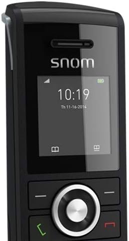 Close-up of Snom M25 Handset display and keypad
