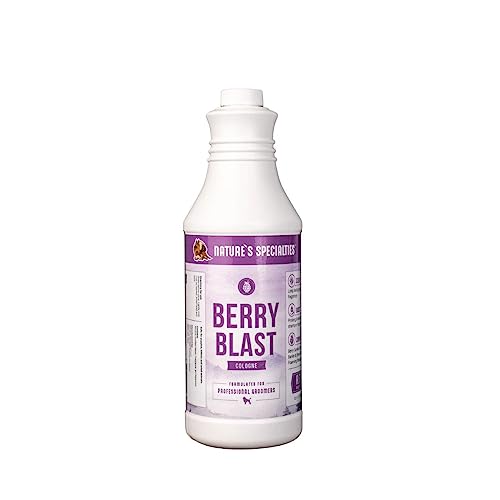 Nature's Specialties Foo Foo Berry Blast Cologne for Dogs Cats, Non-Toxic Biodegradeable, 8oz