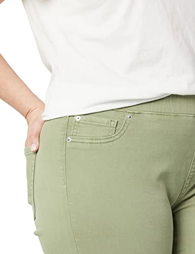 Image of Amazon Essentials Women's Skinny Fit Mid-Rise Stretch Pull-On Jegging with Pockets - Discontinued Colors