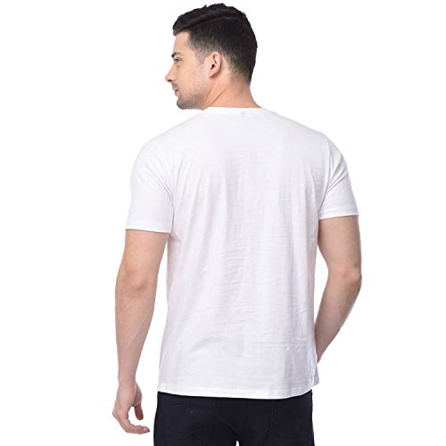 Image of Bearded - Born Bearded Men's & Women's Boys & Girls Kids 100% Cotton Graphic Printed Round Neck Half Sleeves Regular Fit T- shirt for Born Bearded Merchandise for True Fans - White - Pack of one