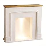 Décoration : Habillez votre foyer pour refléter votre style personnel. Ce manteau de cheminée est une façon tendance d’obtenir un look soigné. Peut être installé en toute sécurité sur tous les types de revêtements de sol ou de murs.