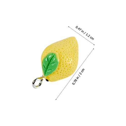 Amosfun 40 Pçs Brinco Pingente Pendente Pingentes Fabricação De Resina Para Ornamento Pulseira De Li