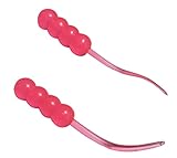 Dancing Waxie 1.5 Inch Panfish Plastics - 40 Pack - Pink