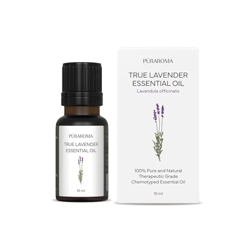 Image of True Lavender Essential Oil 10ml | Pure & Therapeutic Grade | Soothes Muscle Spasms & Pain Relief | Supports Relaxation & Better Sleep | Aids Scar Reduction | Ideal for Diffuser & DIY Blends | Natural Skin & Hair Care | Suitable for Children