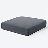 Hokway Stretch Couch Cushion Slipcovers Reversible Cushion Protector Slipcovers Sofa Cushion Protector Covers(Gray, Small)
