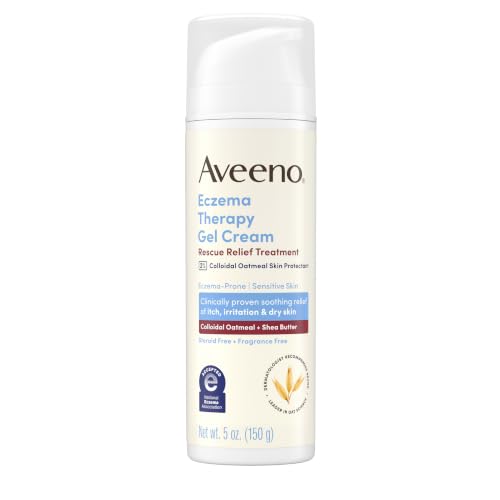 Aveeno Eczema Therapy Rescue Relief Treatment Gel Cream, 5.0 oz - image 1