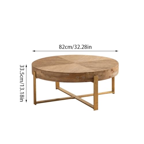 Petite table de salon ronde pour optimiser un petit appartement