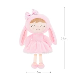 Gloveleyaeasterbunnygiftbabygirlgiftplushbunnydollsfirstbabydolltoddlersrabbittoybunnygiftsforgirlpink12inches Urban Country Home Decor Gloveleya easter bunny gift baby girl gift plush bunny dolls first baby doll toddlers rabbit toy bunny gifts for girl pink 12 inches urban country home decor
