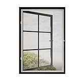 Cocoon Fliegengitter Fenster 85 x 105, Insektenschutz Alurahmen, Mückennetz Fenster - Weiß