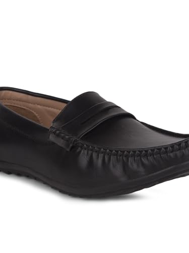 Image of Bata Men's Slip-on Loafers - Black (9UK) (8516508)