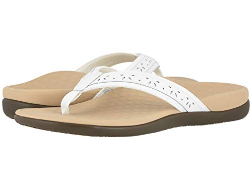 Vionic fB[X Tide Casandra Toe PostT_ - T|[g͂̂郌fB[XT_ 3][RtH[gƋC\[A[`T|[g ~fBAtBbgT_ fB[X, zCg, 12