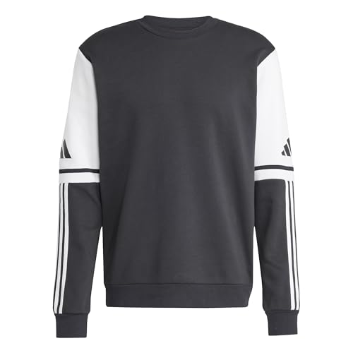 adidas Men's SQUADRA25 Sweat Crew, Black/White, XL