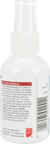Titel: TRIXIE Catnip-Spielspray - regt zum Spielen und Schmusen an - einfach aufsprühen - 50 ml - 4241