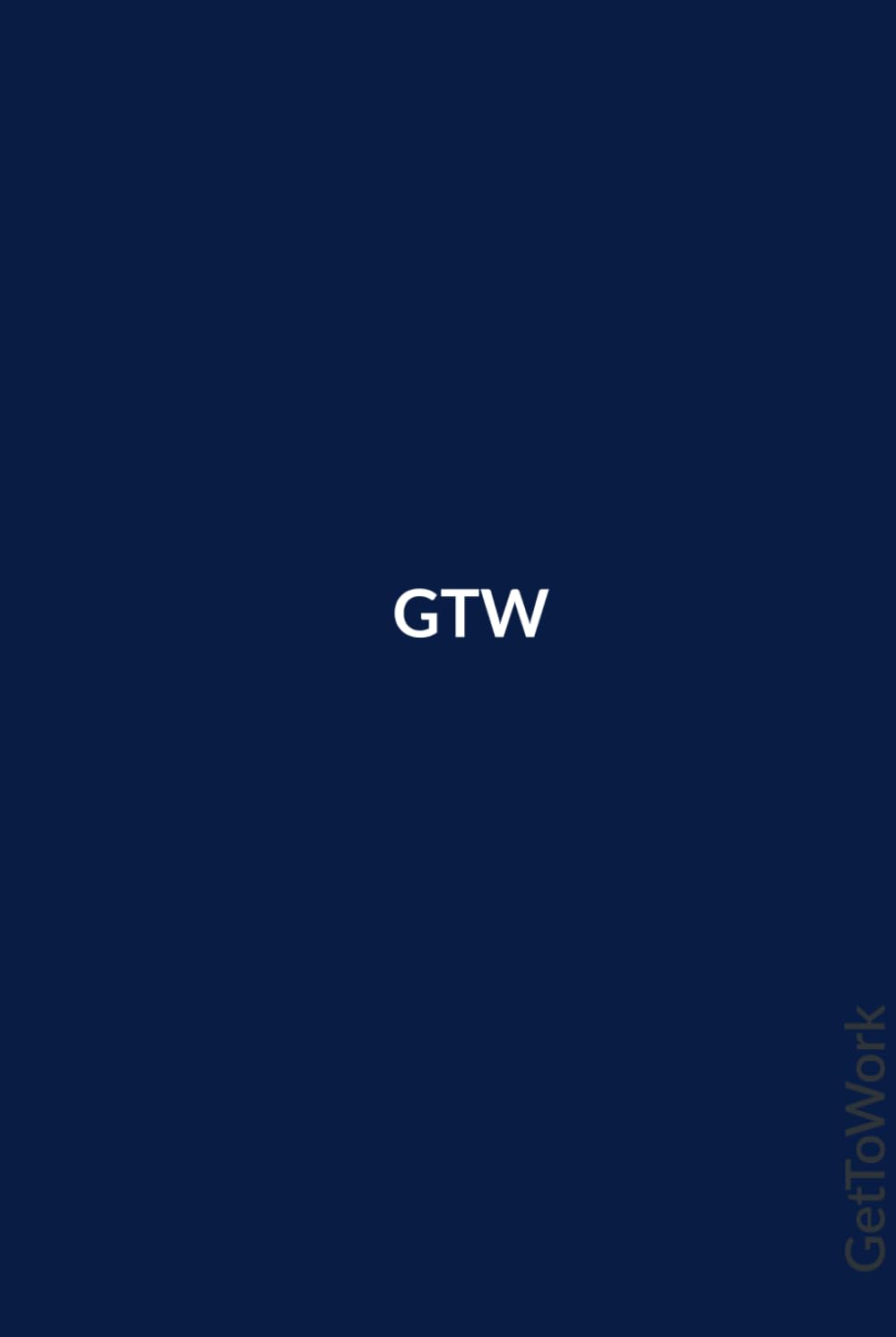 GTW-Get To Work: A daily productivity planner with out all the extra crap