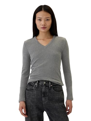 GAP Women's Long Sleeve Favorite V-Neck T-Shirt