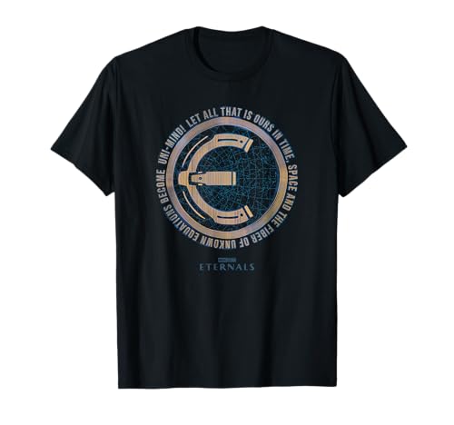 T-shirt Marvel Eternals Star Chart Logo en coton pour fan de l'univers cinématographique