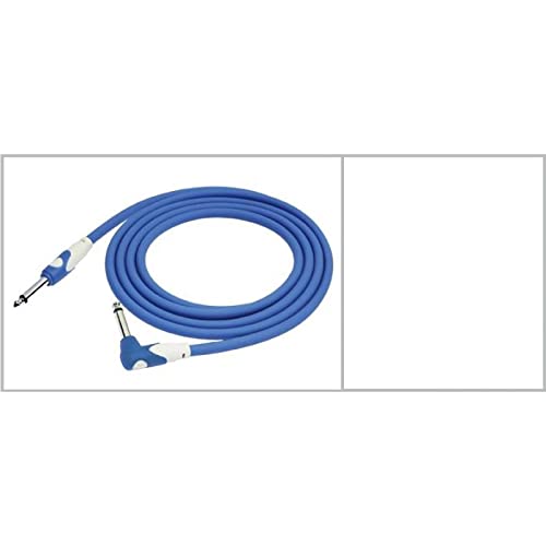 Kirlin LGI-202BL 1/4'' Mono Düz Uç - Dik Açılı 3 Metre Kablo