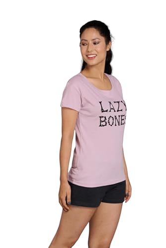 Image of Go Devil Women's Casual Printed Round Neck Oversized Stylish T Shirt