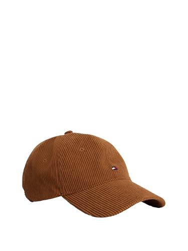Image of Tommy Hilfiger Men's Tommy Hilfiger Hats for Men | Corduroy Logo Adjustable Baseball Cap