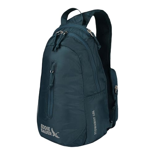 Image of Eddie Bauer Stowaway Packable Sling Bag | Travel | Outdoor | Lightweight | Compact | Ripstop Nylon, Marine-10L