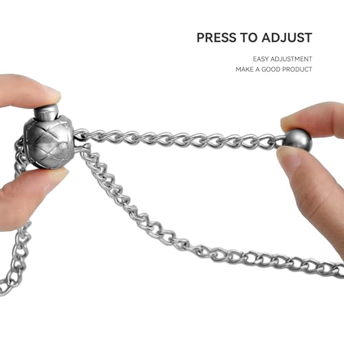 Image of Jiesinlov Purse Chain Adjustable Shoulder Strap with Small Metal Ball Replacement Transformation Crossbody Handbag