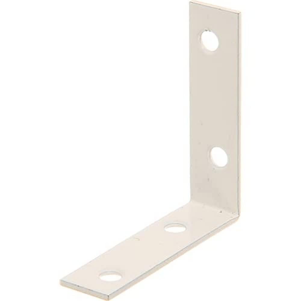 Alberts Stuhlwinkel | weiß kunststoffbeschichtet | 60 x 60 x 16 mm | 8er Set