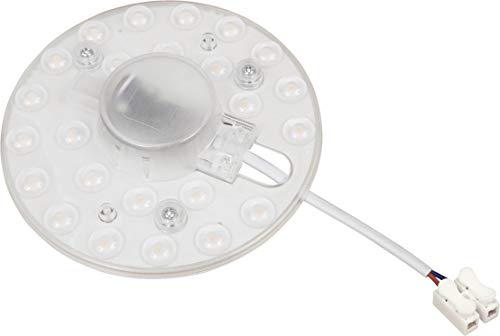 Preisvergleich Produktbild LED Modul 230V - 12W 1200lm - Umrüstsatz mit Magnethalterung - für Deckenleuchte Wandleuchte - warmweiß (3000 K)