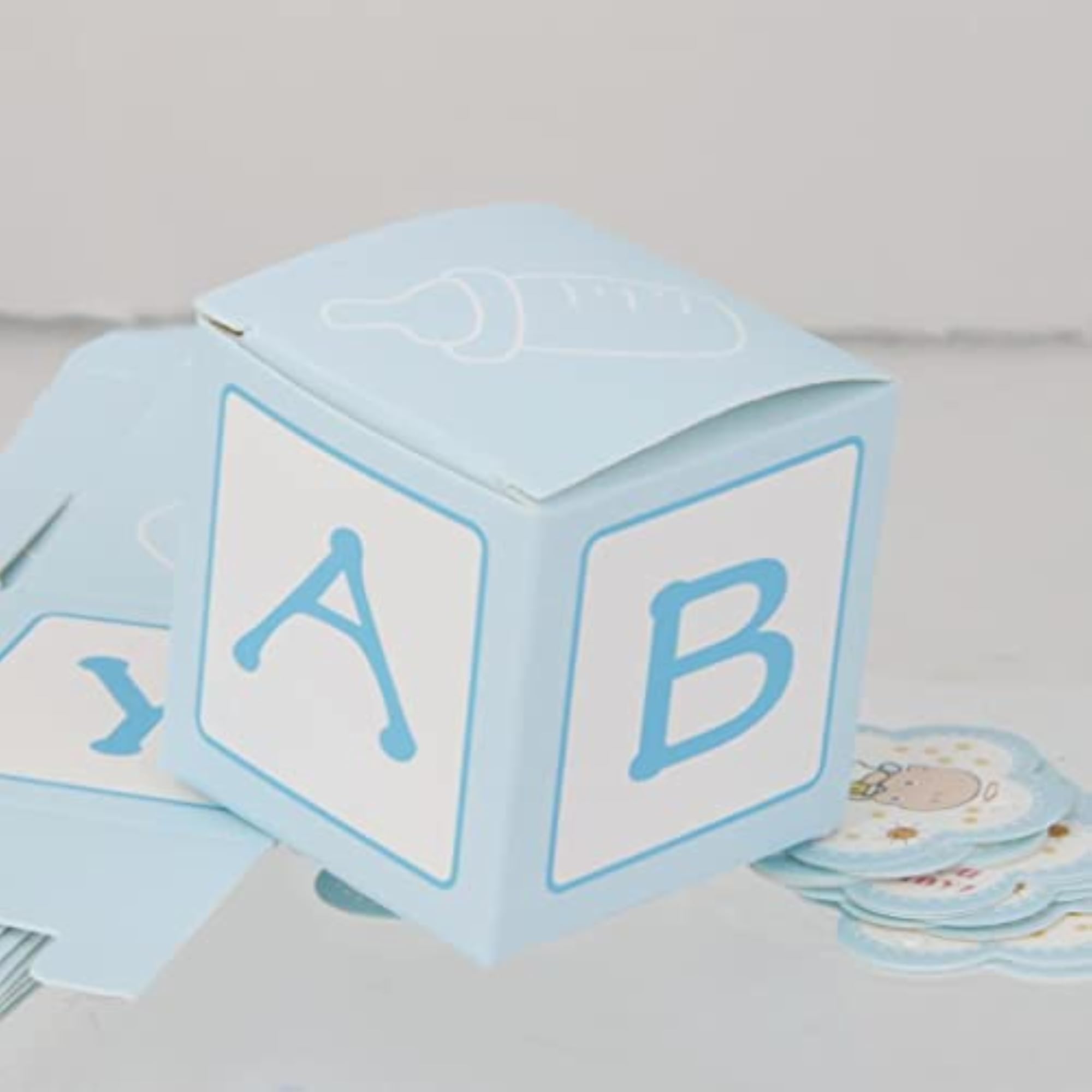 12Pcs Paper Candy Gift Boxes for Baby Showers