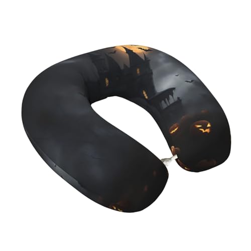 Almohada de espuma viscoelástica para cuello de viaje miniatura 2