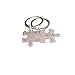 Pirhosigma 1 paire de porte-clés en forme de puzzle - Cadeau intime pour couple amoureux - Pour amoureux, amis, fille, garçon, Saint-Valentin