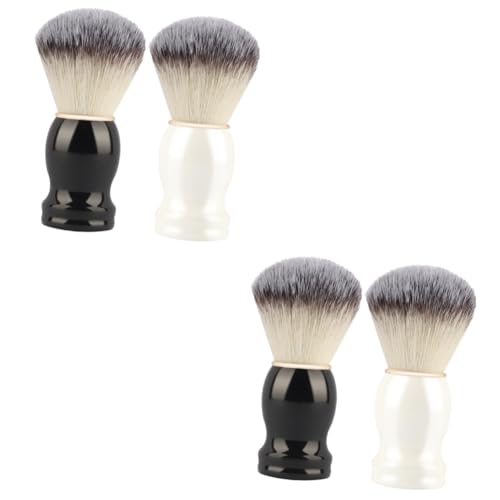 SOESFOUFU 2sets Men's Shaving Set Shaving Brush and Brush for Beard Comfortable 2pcs*2