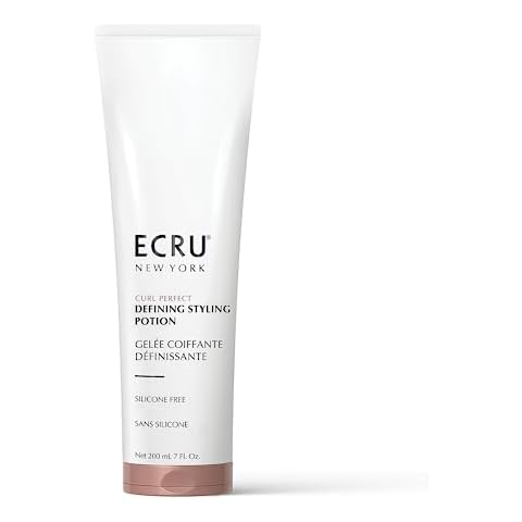 ECRU NEW YORK Curl Perfect Defining Styling Potion, Natural Curl Cream & Hair Styling Gel, Medium Hold Curl Defining Cream, Frizz Control, Defines Curly and Wavy Hair Cover