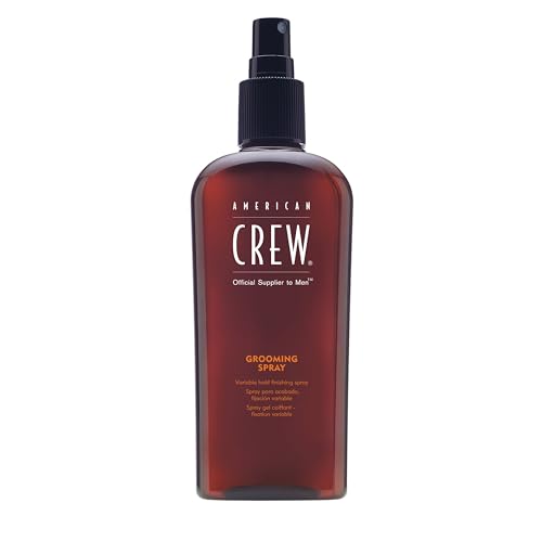 American Crew Grooming Spray, Spray Fissante Capelli Uomo, Tenuta Media e Flessibile, Con Cera d'Api e Protezione Raggi UV, 250 ml