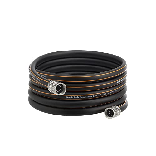 Giraffe Tools Leader Hose 8 ft, 5/8" Rubber Water Hose with Custom Length, Heavy Duty, No Kink, Flexible Garden Hose with Female to Female Fittings for Garden & Yard