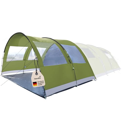 Skandika Zelt Canopy Gotland 6 Gruppenzelt   Tunel para tiendas de campaña, tamaño 450x290x210 cm, color verde