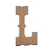 Produktbild JoePaul's Crafts - 15cm - Wilde West Holzbuchstaben - L