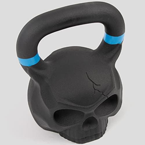 Phoenix Fitness Skull Kettlebell - Heavy Cast Iron Weight for Fitness and Strength Training, Bodybuilding, Muscle and Cardio - Professional Workout Equipment for Home and Gym - 12kg, 16kg, 20kg, 24kg