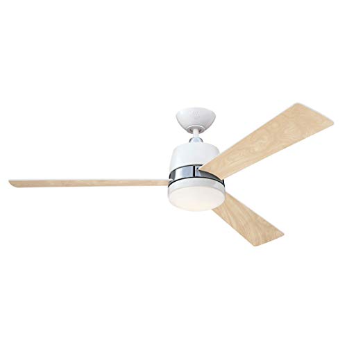 Ceiling Fan Westinghouse Lighting programable de bajo consumo con luz LED para techo