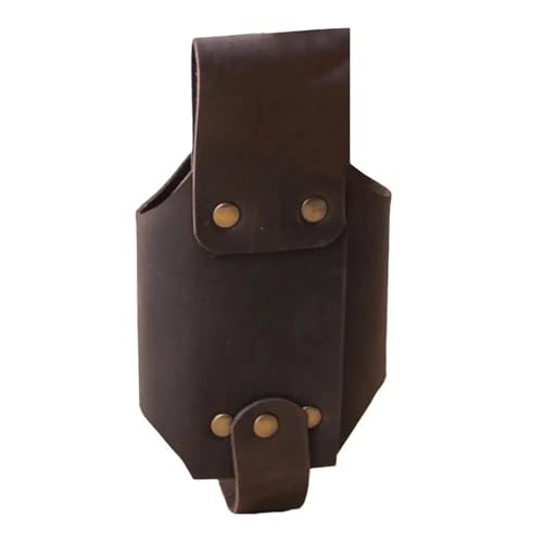 Étui de Ceinture en Cuir for Bouteille de bière, Sac de Ceinture Portable, Porte-Bouteilles de vin Pratique, Porte-canette de Boisson for l'extérieur