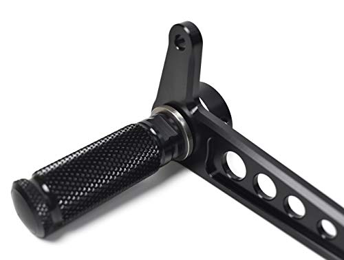 Dkmotork 0051 Motorcycle Rearsets Forward Controls Cafe Racer Cnc Aluminum Alloy Universal 1 Pair Black #TOP4