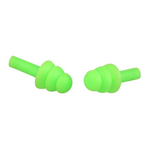 Image of KARAM EP03(CC) Reusable Ear Plugs in Carry Case | Ideal for Noise Cancellation, Sleeping, Study, Swimming, Work, & Construction with SNR 27dB | Ear Protection & Hearing Safety Earplugs | Pack of 10