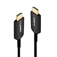 LINDY 38381 Fibre-Optic-Hybrid-Kabel, Ultra High Speed HDMI 8K60, 15m