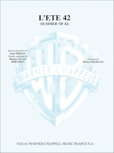 L'été 42 (Summer Of 42) - Piano/Chant - Carisch.