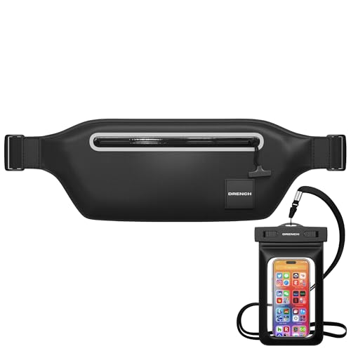 Image of Drench Waterproof Waist Pouch with Floating Waterproof Phone Case | Submersible Dry Bag Fanny Pack | Phone Holder for Swimming, Boating, SUP, Snorkeling | IPX8 Floating Phone Pouch Included