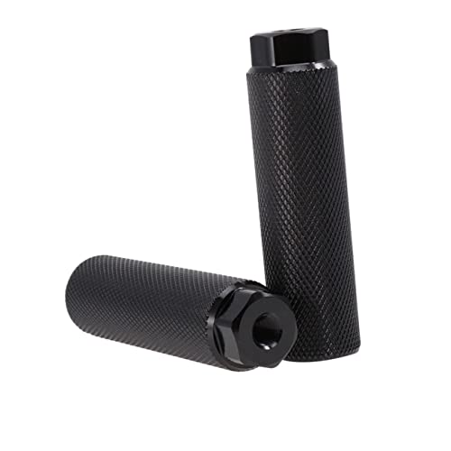 CLISPEED Motorcycle Restorator Bike Folding Bikes Aluminum Motorcycle Foot Pegs Male Mount Footpegs Footrest Bycicle Rear Pedals Mountain Bike Pegs Cylinder Pedal BMX Seat Nail 1 Pair